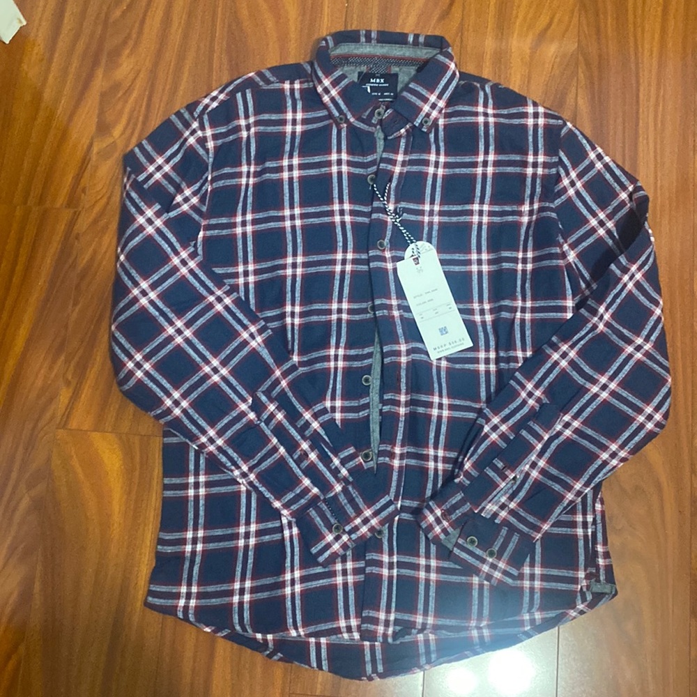 MBX Premium goods soft touch flannel men medium